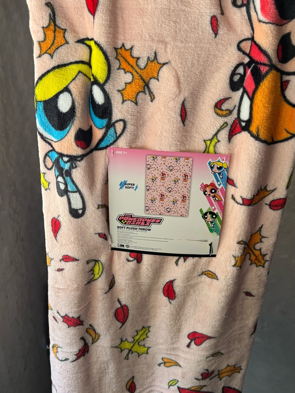 The Powerpuff Girls Fall Throw Blanket